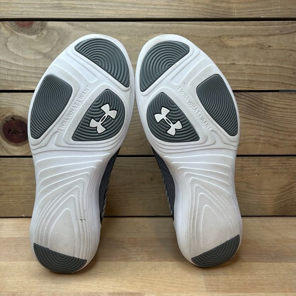 Women's Under Armour Precision X Sneaker Size 8 Gray Comfort Shoe - Picture 6 of 9